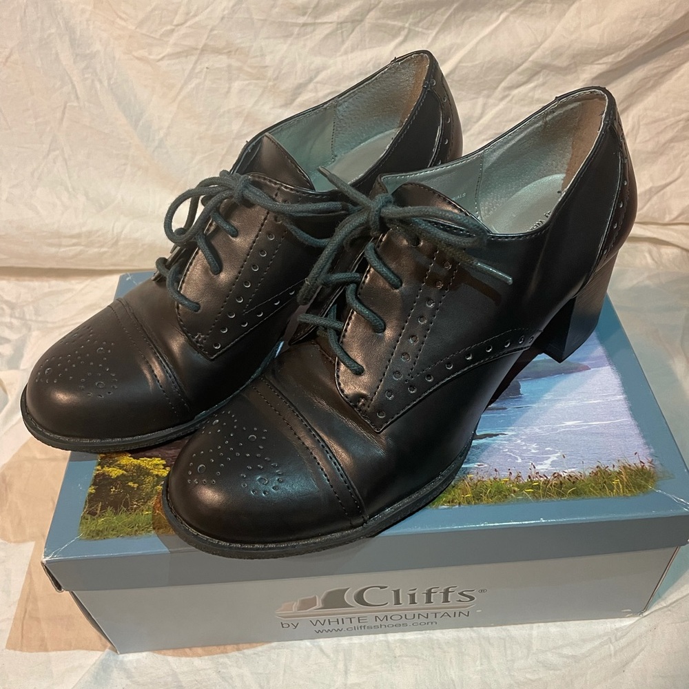 Cliffs By White Mountain Gal Black Smooth Heels